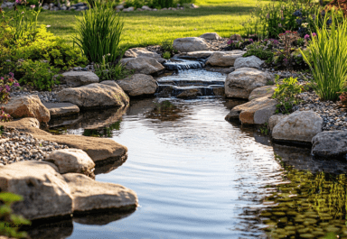 Backyard pond idea